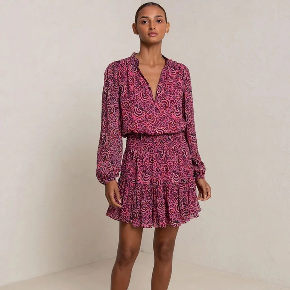 A.L.C sari silk mini dress - Picture 2 of 8